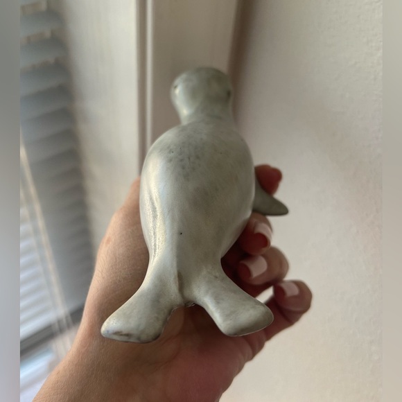 Andersen Design Studio | Pair Of 2 | Art Pottery Maine Blue Gray Seal Figurines - Picture 6 of 14